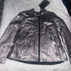 Harley-Davidson Silver Leather Jacket